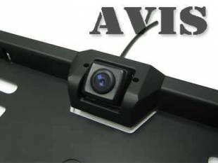 Камера заднего вида в рамке номерного знака AVIS AVS308CPR