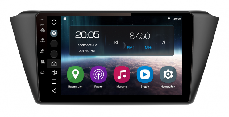 Штатная магнитола FarCar s200 для Skoda Fabia на Android  (V2002R-DSP)